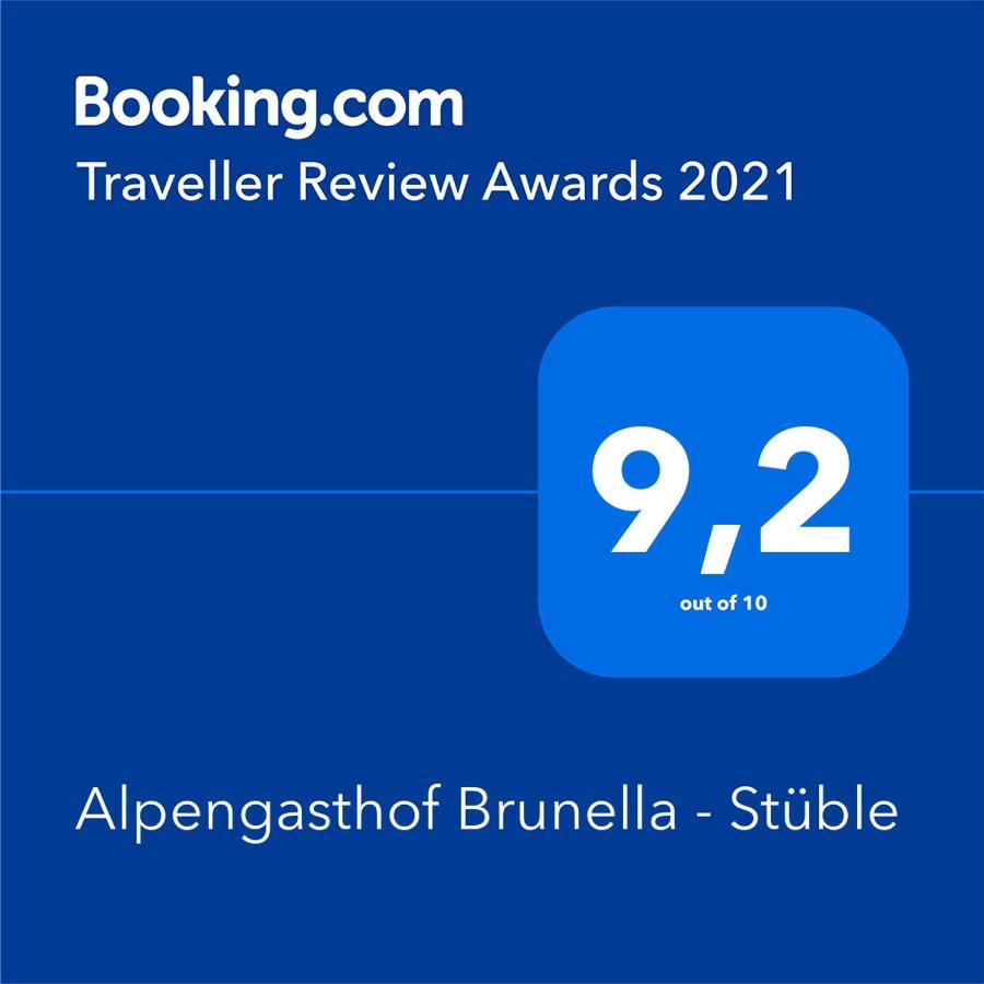 Alpengasthof Brunella - Stueble 넨징 외부 사진